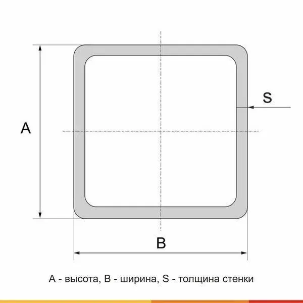 Труба профильная 250х250х8 Ст3сп ГОСТ 30245-2003 - 4